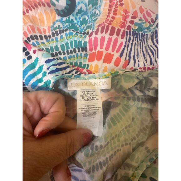 NWT La Blanca Swim / Beach Coverup OSFM - Picture 3 of 7